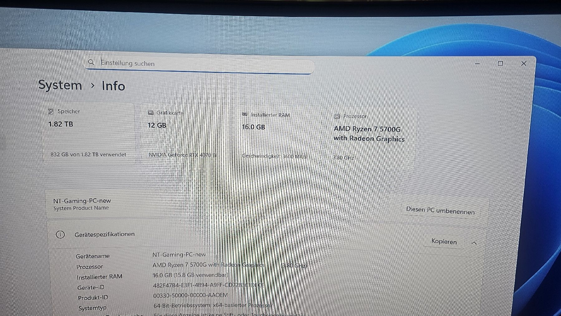 Asus PCs: Top Gaming PC – Neu (gemäss Beschreibung) aus Ehrikon von noa_vyp5 5
