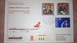 Swissair Zürich - Chicago 14.06.1984