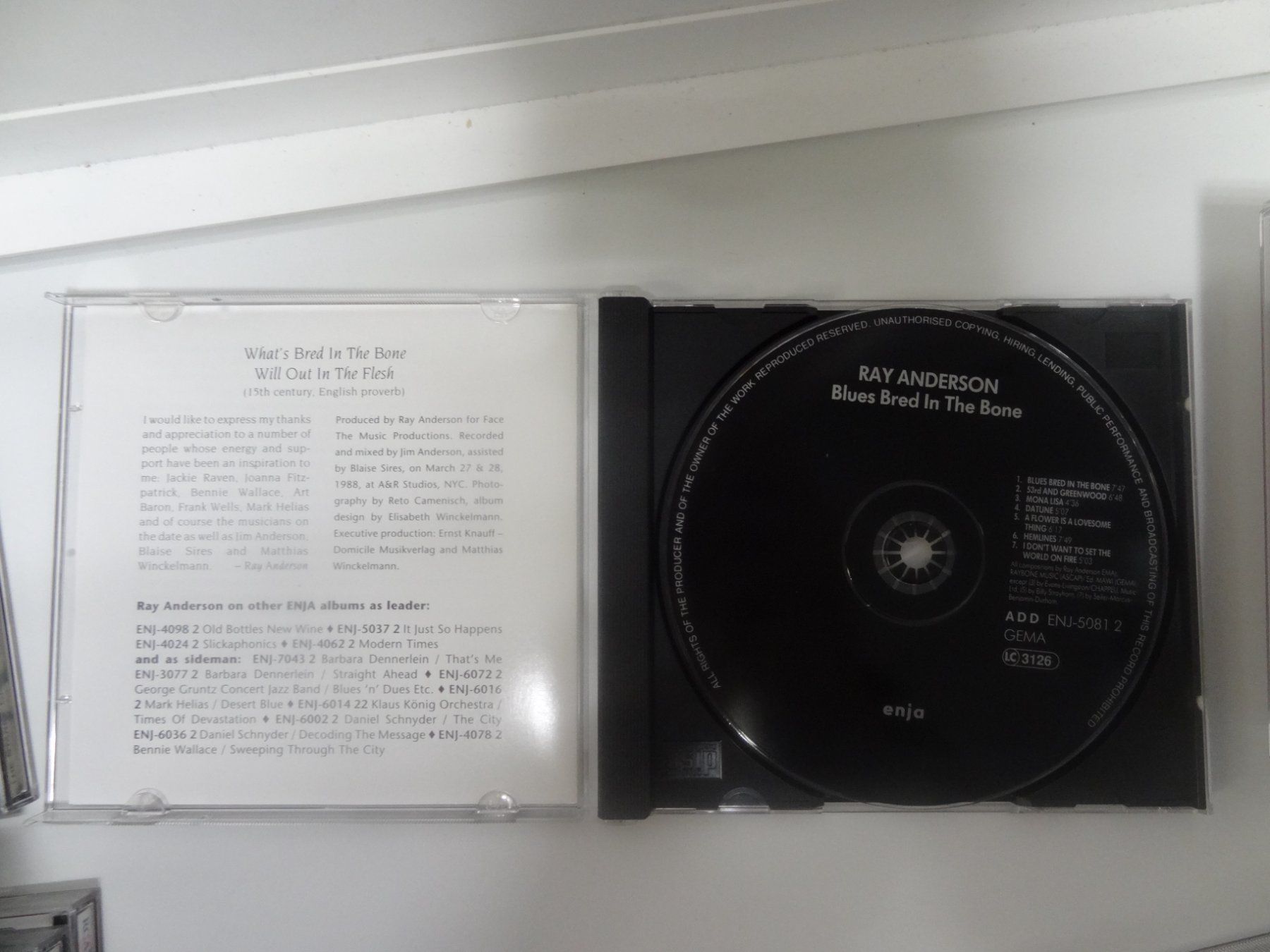 CD: Ray Anderson - Blues Bred In The Bone CD, Jazz, – Usato da luzern venduto da musicandart 2
