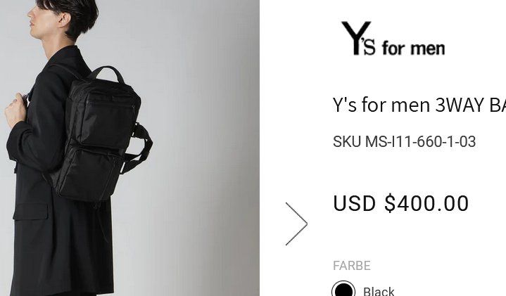 Zaini: Rucksack Y's for men sac à dos – Usato da Collonges venduto da arashee 7
