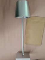 Tischlampe Farb silber LED MOULIN Kabellos USB Charge Dimmer