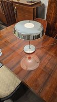 Lampe art deco chromé et verre
