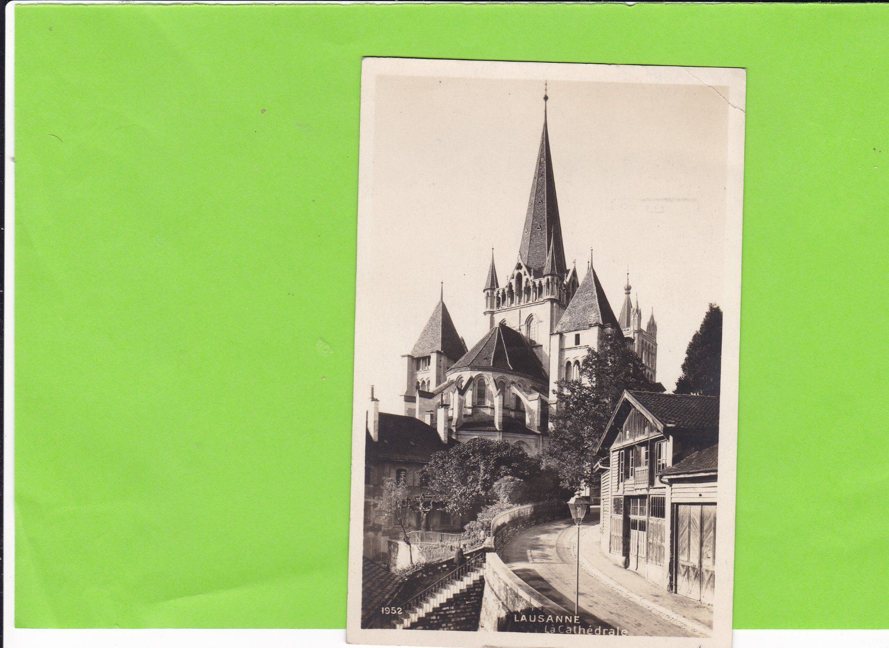 Ansichtskarten: Lausanne-La Cathédrale – Gebraucht aus St. Peterzell von neckertal