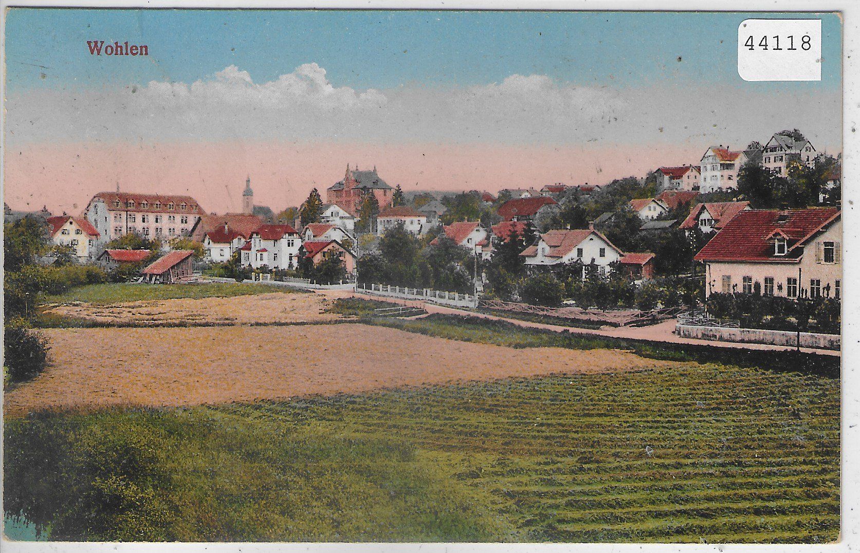 Cartoline postali: Wohlen AG - Generalansicht - Litho – Usato da Ettingen venduto da Kartenplanet