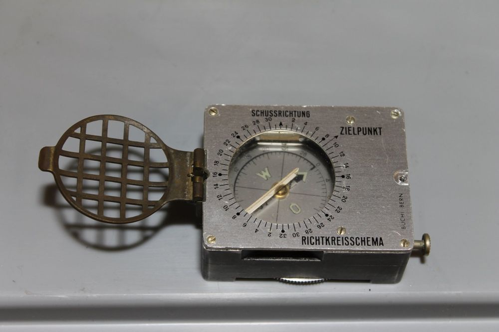 Sitometer, Artilleriekompass schweizer Armee, Büchi Bern (Gebraucht) in ...