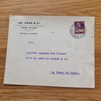 Brief Horlogerie AD.HASS Bienne 1920 Chaux De Fonds