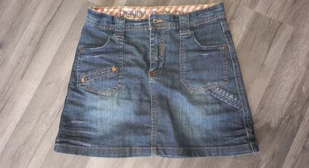 jupe en coton façon jeans souple 10 ans