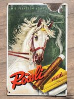 Rössli Burger altes Emailschild um 1940 Schweiz