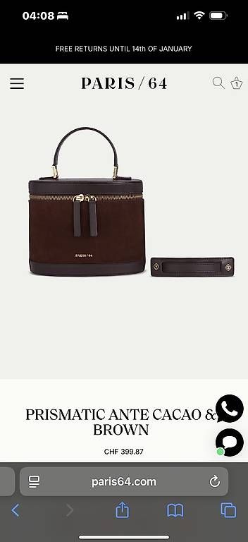 Sacs femmes: Sac Paris 64 Modèle Prismatic – D'occasion à La Tour de Peilz par Caly21 4