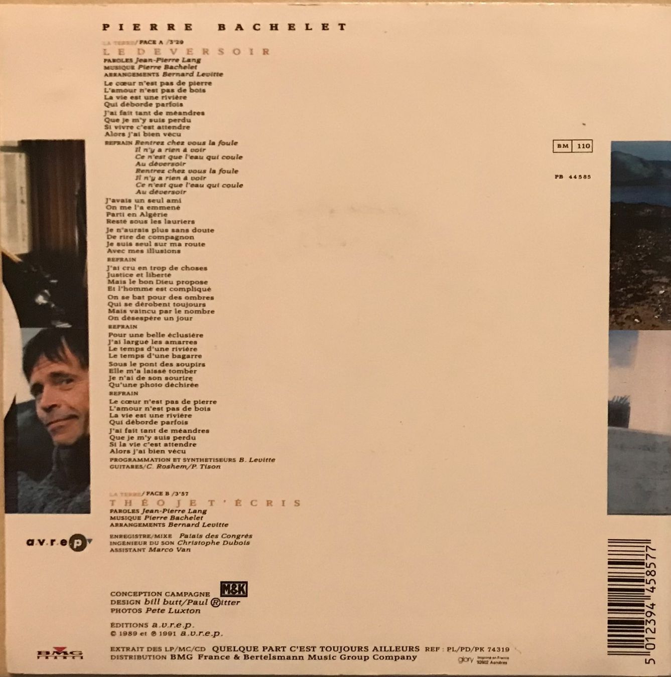 Schallplatten: PIERRE BACHELET - LE DÉVERSOIR – Gebraucht aus Bussigny von vinyl-pas-cher 1
