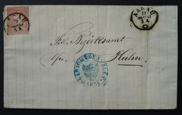 1862, Strubelbrief von AARAU nach Kulm AG