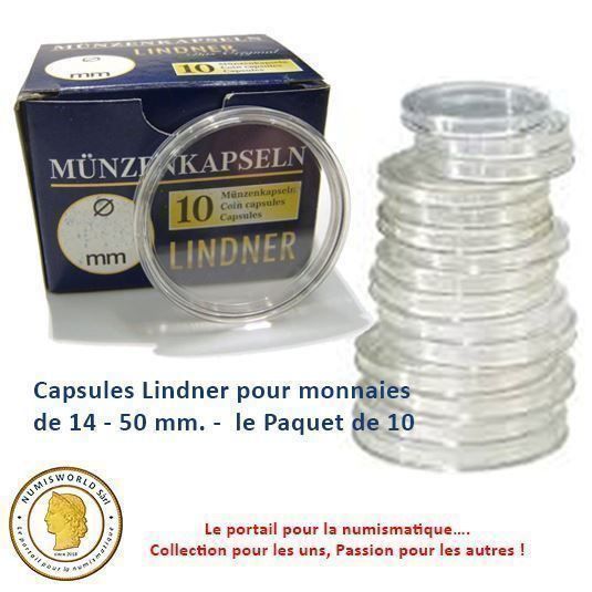 Accessori: Capsules Lindner 2250035P – Nuovo e nell'imballaggio originale da Martigny venduto da Numis-World