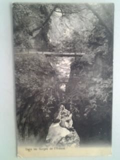 Ansichtskarten: Dans les Gorges de l'Areuse – Gebraucht aus Sargans von nicsam1815