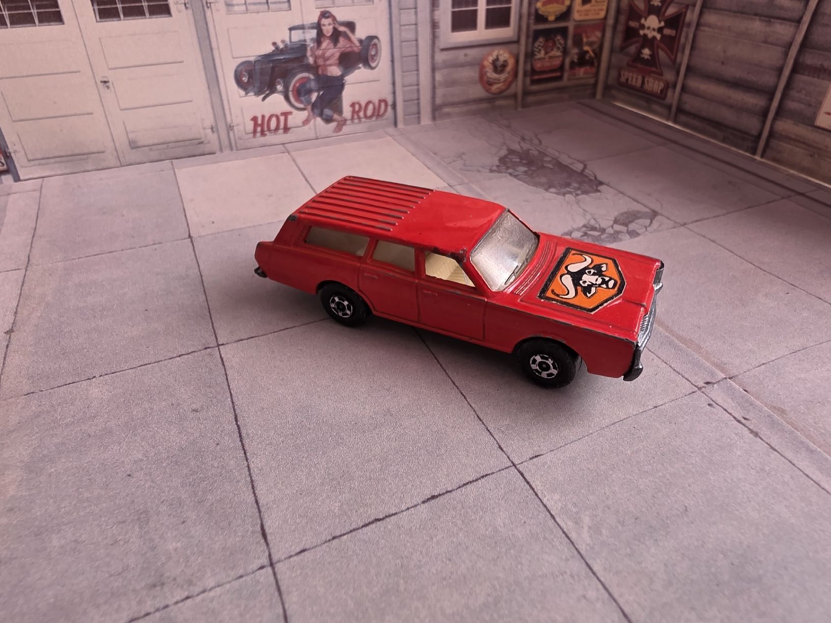Matchbox Modellini d'auto: Matchbox Mercury Kombi rot Nr. 59 bespielt – Usato da Untervaz venduto da Mudskipper
