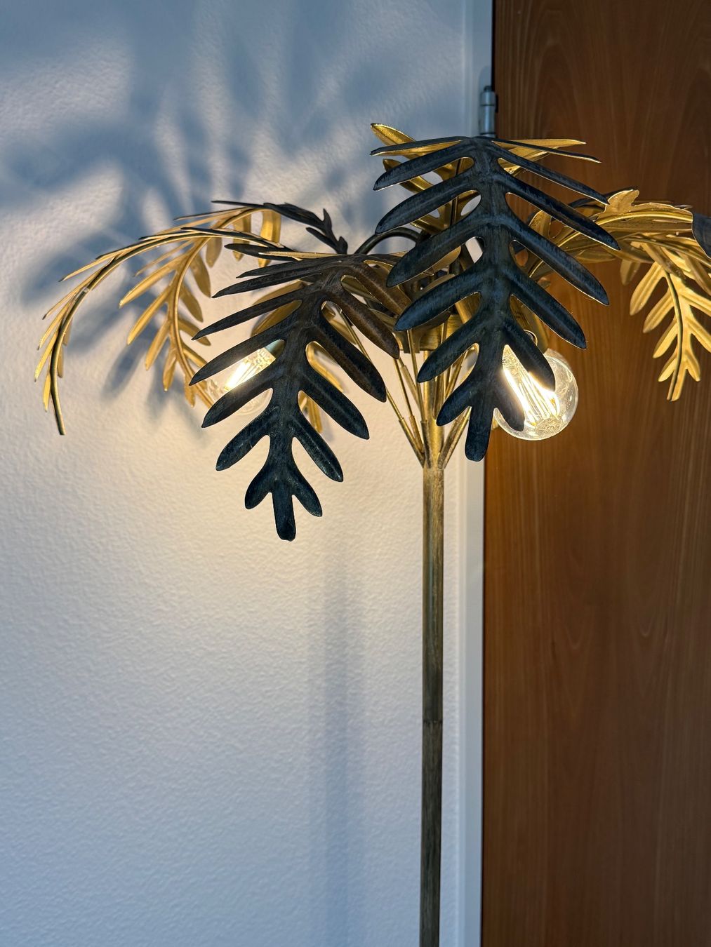 Lampen: Exotische Stehlampe in Gold - Bring Sommer ins Haus!🌴 – Neu (gemäss Beschreibung) aus Füllinsdorf von Marlon.Henseler 2