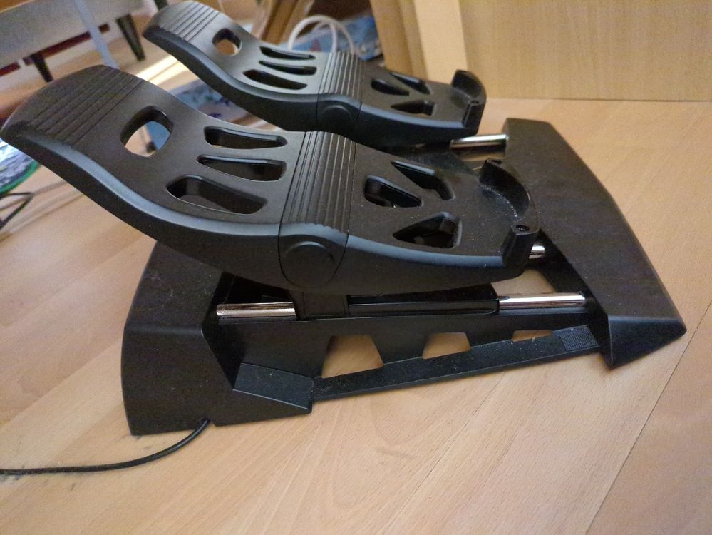 Thrustmaster TFRP T. Flight Rudder Pedals - Precise Rudder Control with S.M.A.R.T Technology for PC and PlayStation main image 1