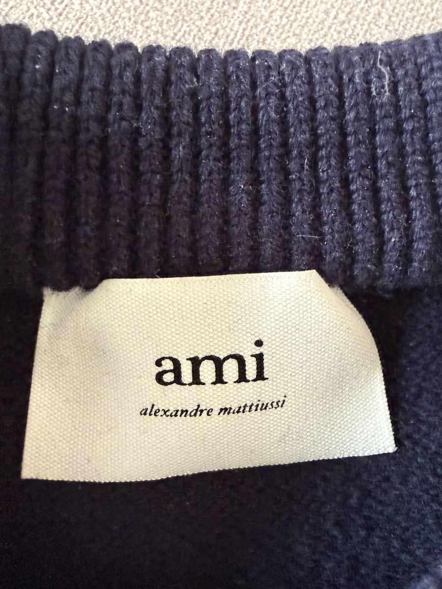 Pullover & Sweatshirts: Wollpullover Ami Paris dunkelblau – Gebraucht aus Inwil von July1988 1