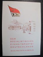 DDR 1976 SED 9.Parteitag in Berlin  Mappe