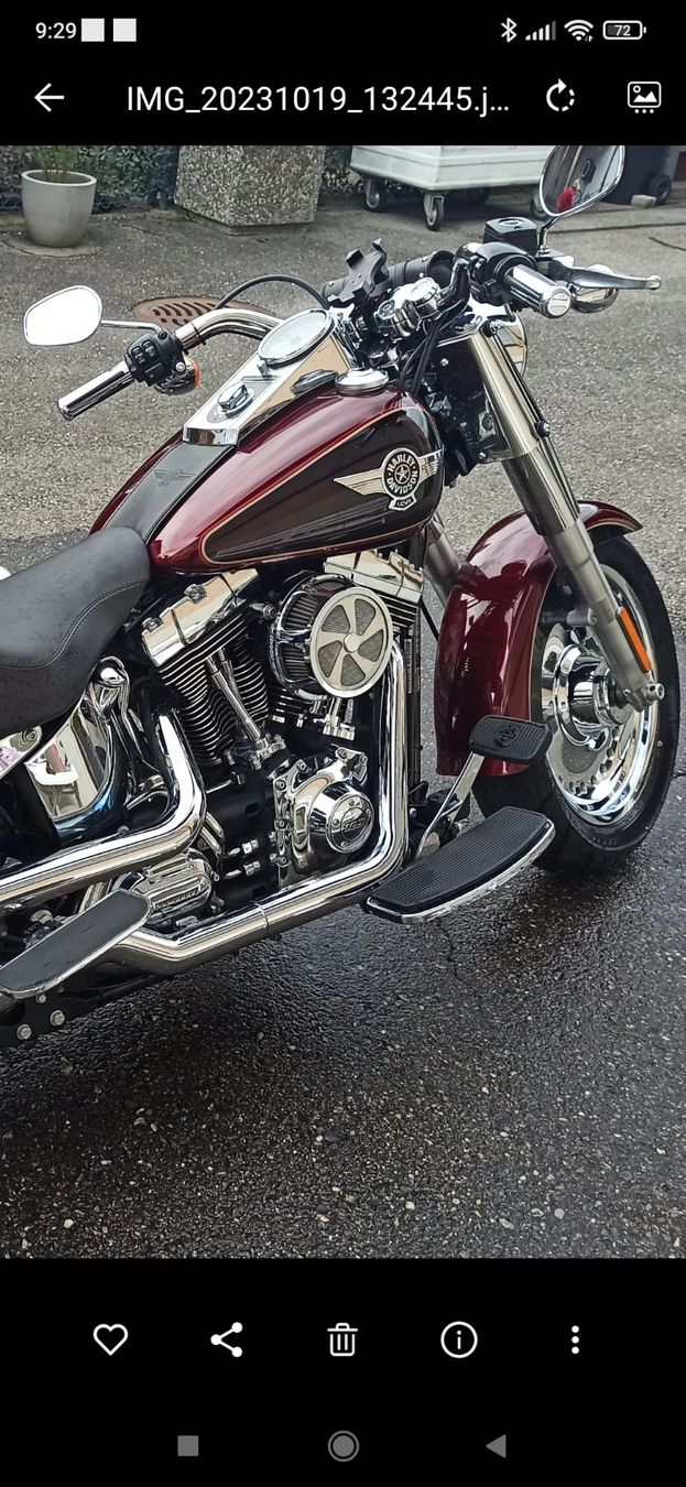 Harley-Davidson Chopper: Harley-Davidson Fat Boy FLSTF – Gebraucht aus Igis von Efantomas 3