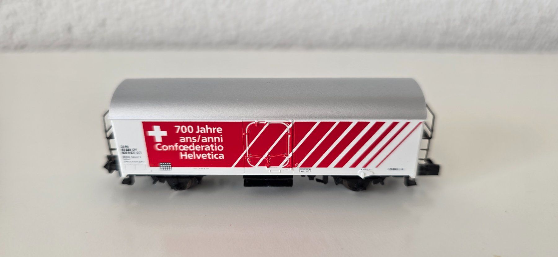 Arnold Modelleisenbahnen: Güterwagen 700 Jahre Eidgenossenschaft - Arnold 4551 – Neu (gemäss Beschreibung) aus Wittenbach von Hase113 1