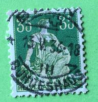 Helvetia mit Schwert  mit Stempel    