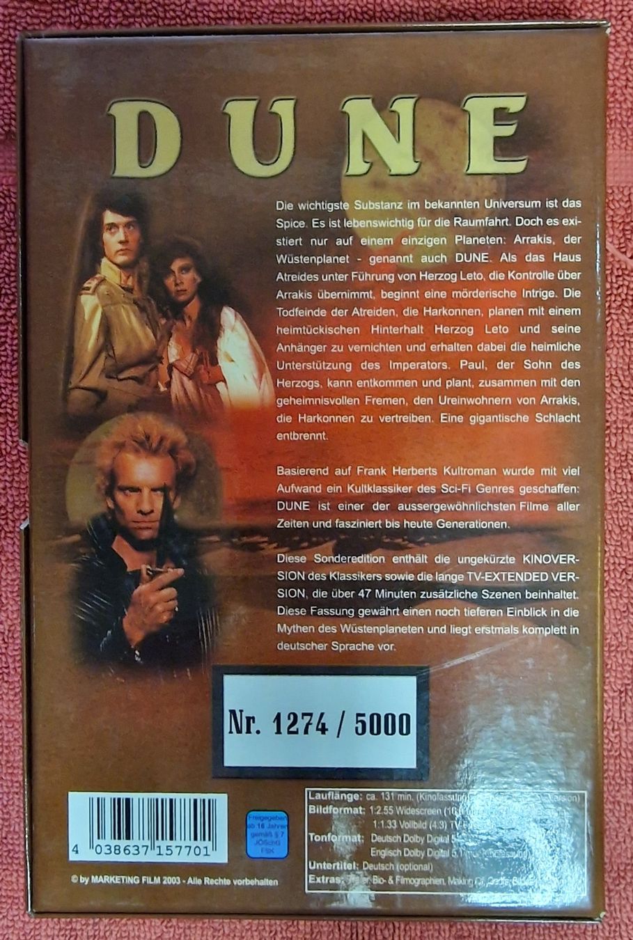 Alle DVDs: Dune der Wüstenplanet Spice-Pack DVD Limitierte Edition – Gebraucht aus Basel von phi_8xhm 1