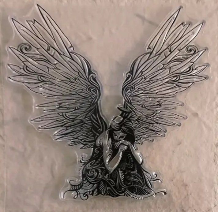 Timbri: Silikonstempel Engel – Nuovo e nell'imballaggio originale da Kaltbrunn venduto da schere-stein-papier
