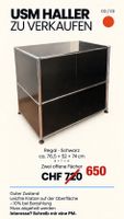 USM Sideboard schwarz.