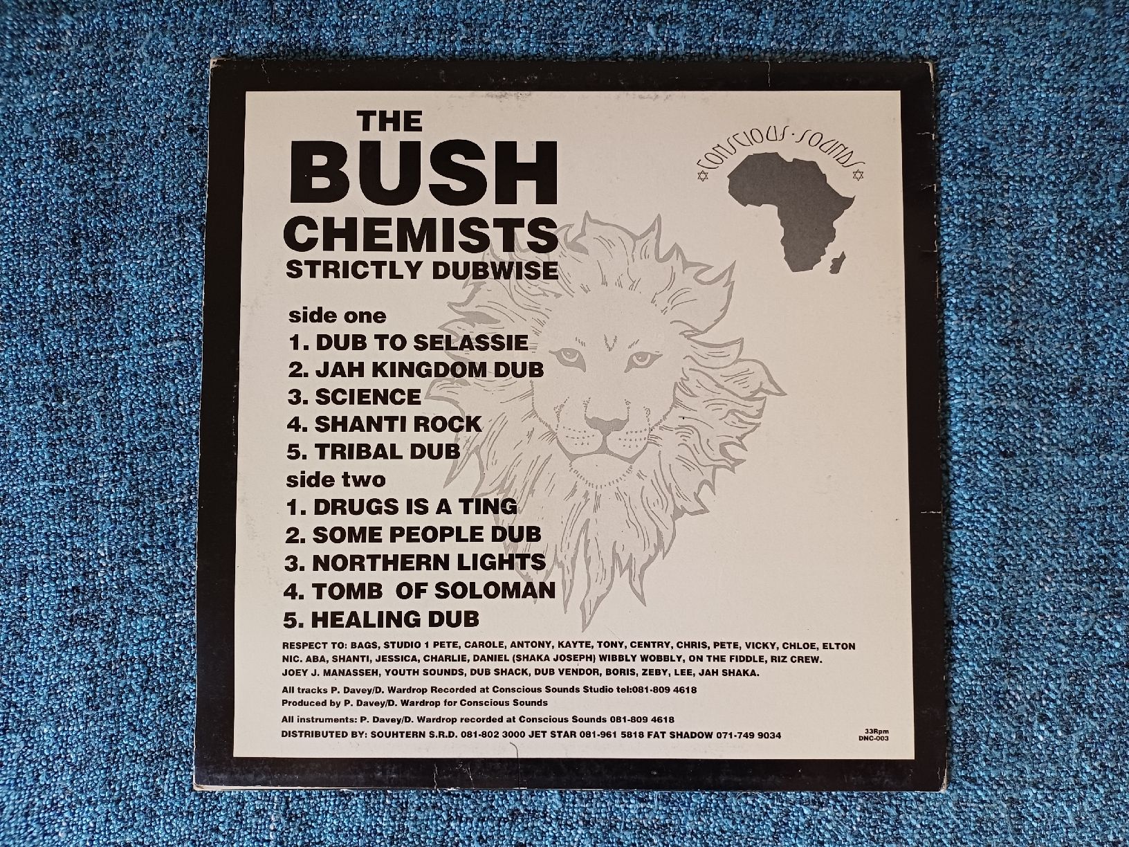 Schallplatten: The Bush Chemists "Strictly Dubwise" LP – Gebraucht aus Begnins von Drastic-Sound 1