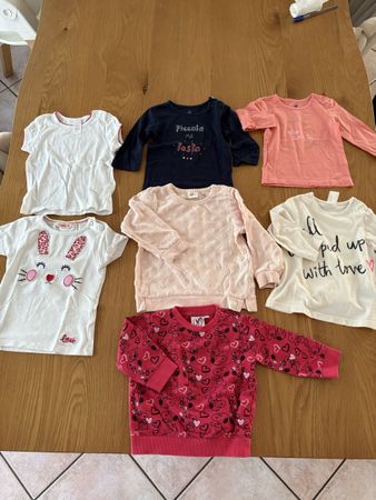 Lotto vestiti bambina usate tg 68/74