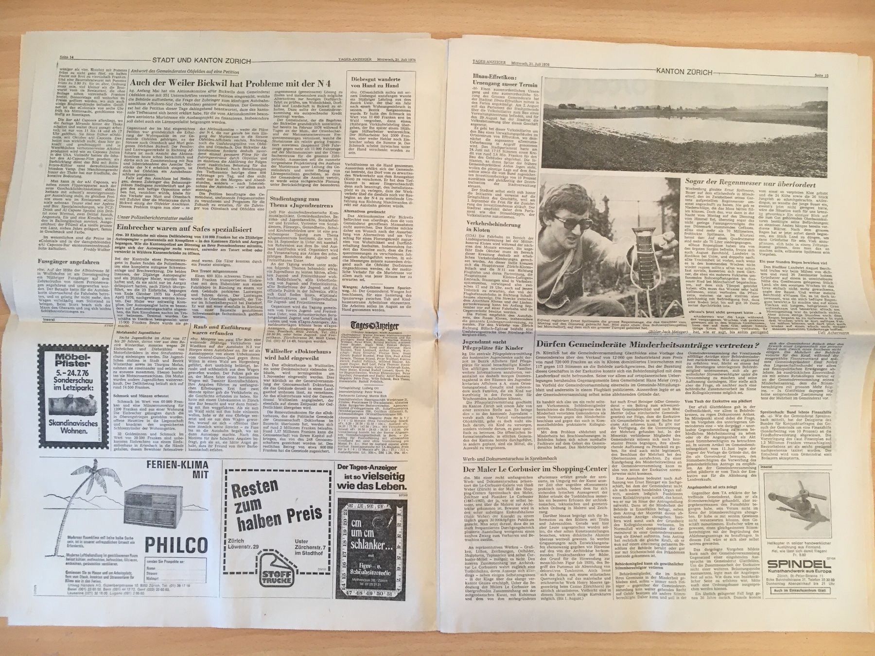 Zeitschriften & Magazine: Tagesanzeiger vom 21. Juli 1976 – Gebraucht aus Luzern von Jiggy_8898 4