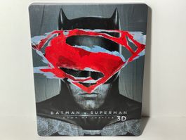 DC Batman v Superman - Dawn of Justice Blu Ray 3D Steelbook