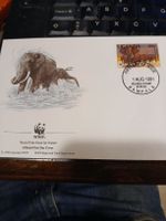 WWF Ouganda 1991, 1er jour d'émission - Éléphants!