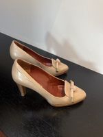 Pumps JOHN GREY beige Grösse 38 Leder Lackleder gebraucht