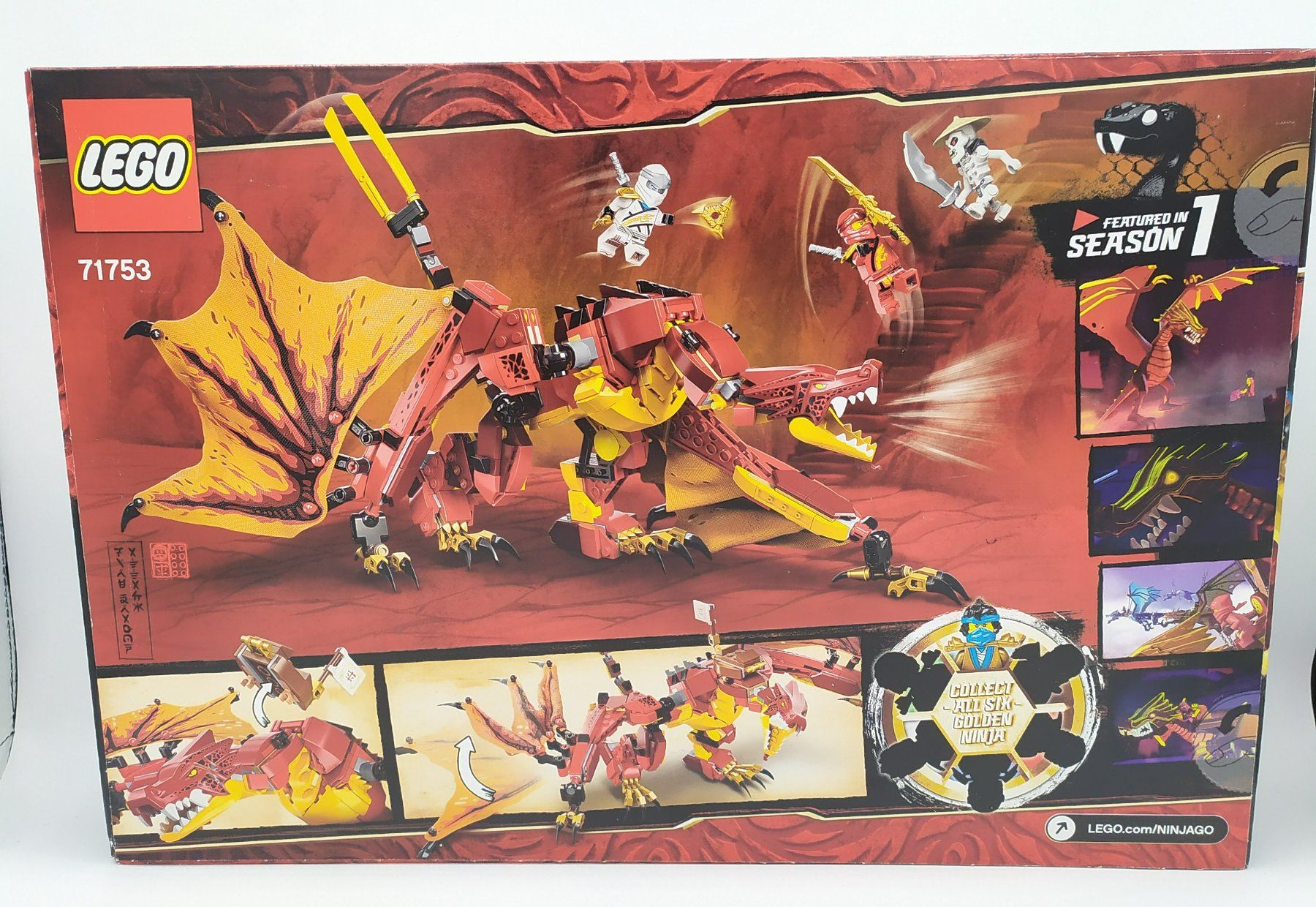 Lego Kit di costruzioni: Lego Ninjago 71753 KAIS FEUERDRACHE – Nuovo e nell'imballaggio originale da Schlatt TG venduto da AndrTra 1