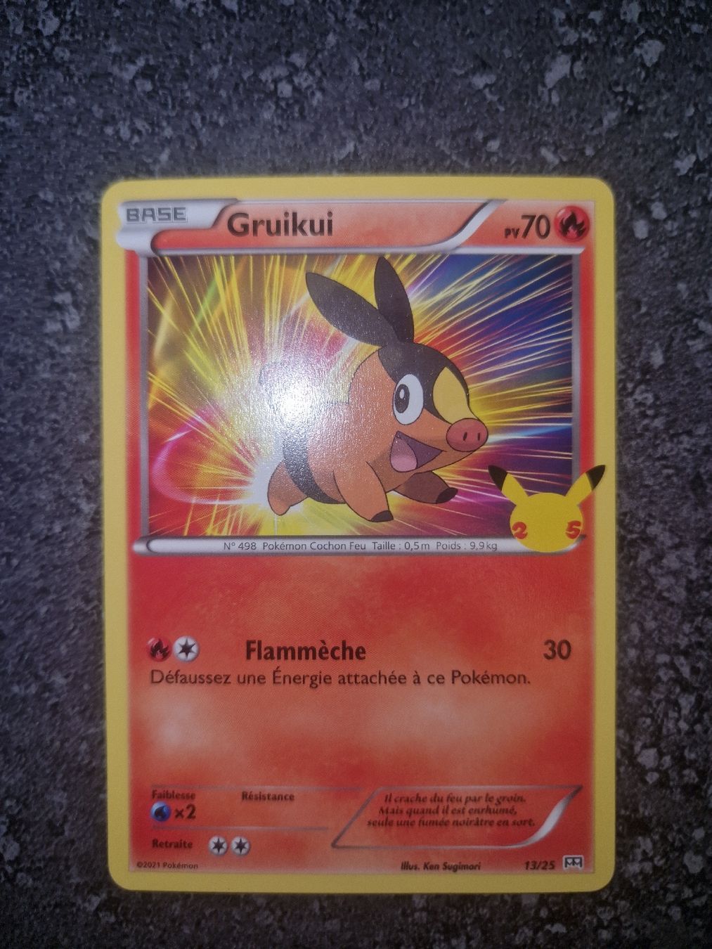 Pokémon Carte collezionabili: Gruikui Celebration pokemon 25 ans – Nuovo (secondo la descrizione) da Les Acacias venduto da S.Vieira
