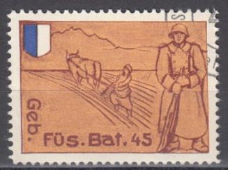 Tutti i francobolli: Infanterie Wi 344 gestempelt – Usato da Bürglen TG venduto da StampGraf