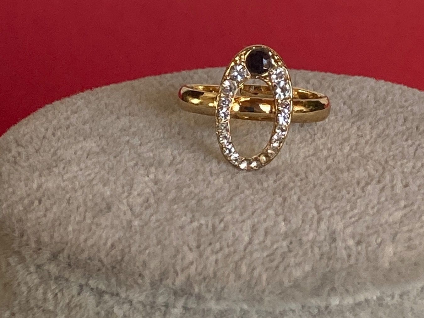 Anelli: Vergoldet Oval Ring (57) – Usato da Laufen venduto da Trendmarket 1