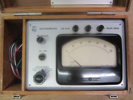 Isolationsmesser ZDM 80060, Philips AG Zürich, Gepflegt