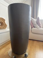 Eleganter Fiberstone-Blumentopf, Anthrazit