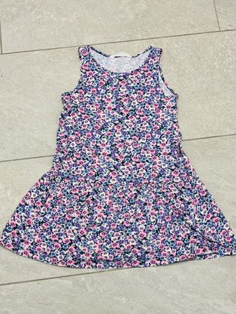 H&M Sommerkleid Blumenmuster Gr. 122/128 Top Zustand!