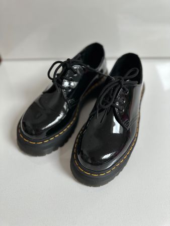 Dr.Martens 1461 Patent Leather Platform Oxford Shoes size 40