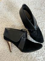 MANGO HEEL STIEFELETTEN LEDER GR. 40