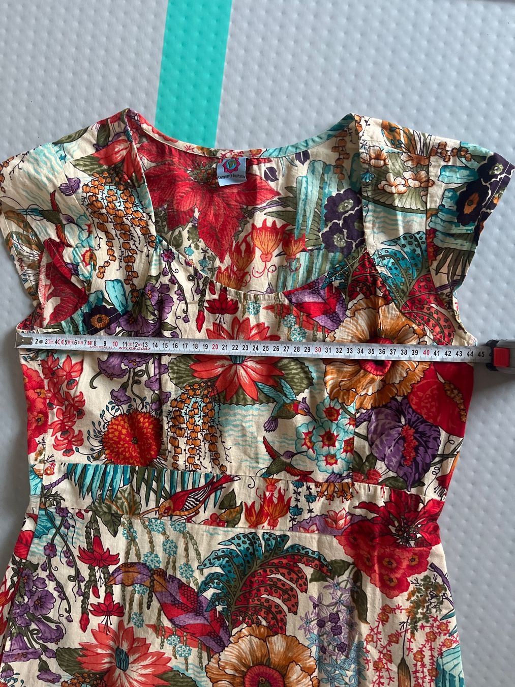 Vestiti: Kleid mit Blumenmuster, Baumwolle, M – Usato da Solothurn venduto da Bobesch08 7