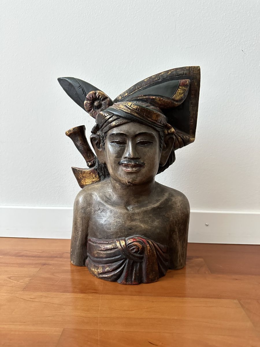 Skulpturen & Statuen: Indonesische Holzfigur Krieger – Gebraucht aus Luzern von Tsugumi0
