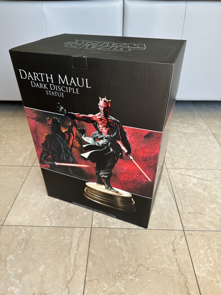 Star Wars Figuren: Darth Maul Disciple statue, new never open – Neu und originalverpackt aus Sion von BricEnBroc