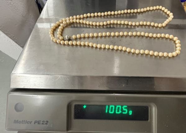 Catenine: Perlenkette mit 139 Perlen – Usato da Mumpf venduto da dadaboygugu