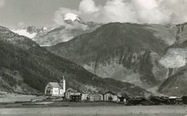 Obergesteln   VS  im Goms   mit Galenstock     um 1950