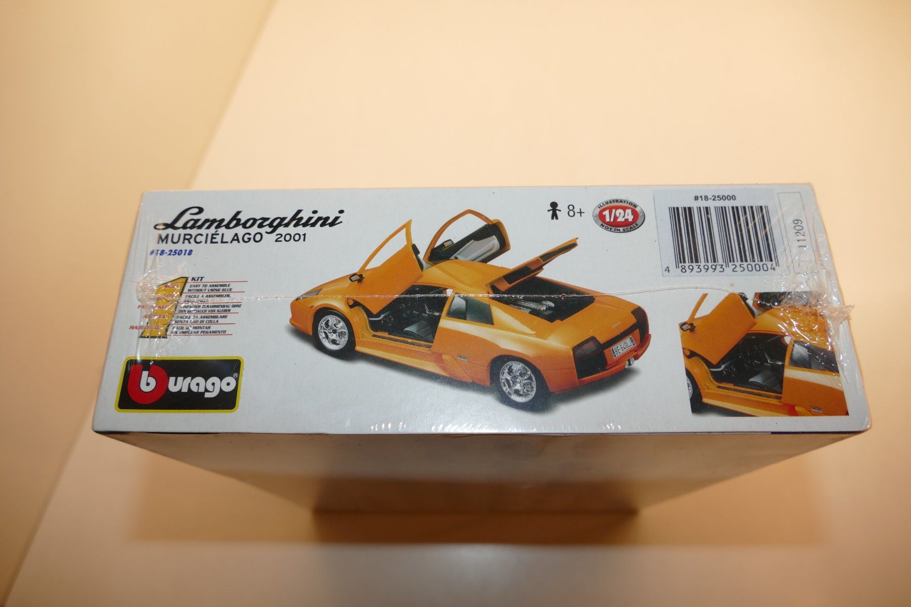 Bburago Modellini d'auto: Burago 1:24: Lamborghini Murcielago 2001 gelb – Nuovo e nell'imballaggio originale da Niederhasli venduto da rail-duerst 1