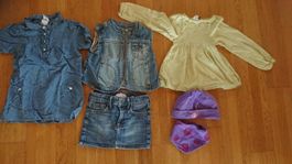 Kleider-Set Mädchen 98-104 / Jeans